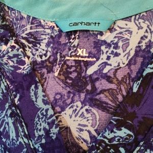 Carhartt Butterfly scrub top